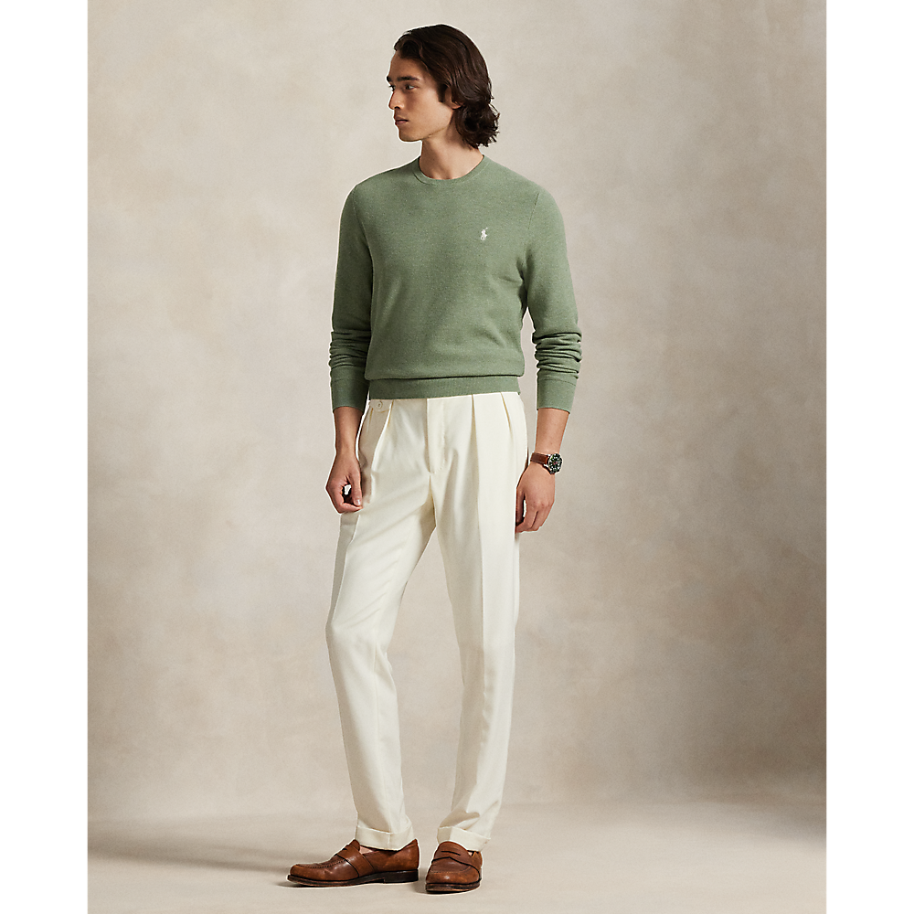 PRL Mesh-Knit Cotton Crewneck Jumper/Pulover 710918163522