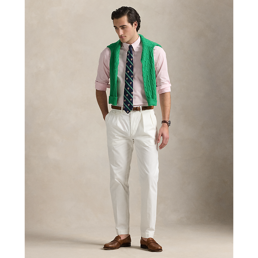 PRL Slim Fit Striped Stretch Poplin Shirt/Košulja 710929344017