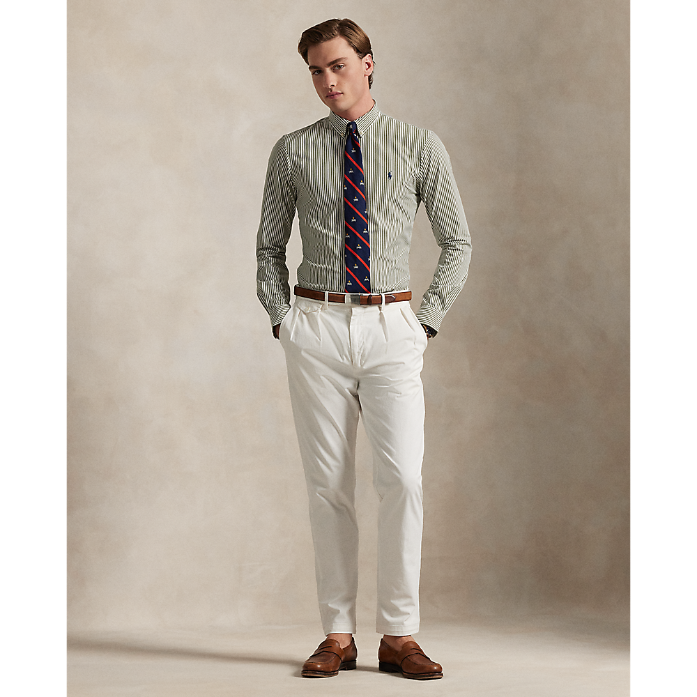 PRL Custom Fit Striped Stretch Poplin Shirt/Košulja 710929346013