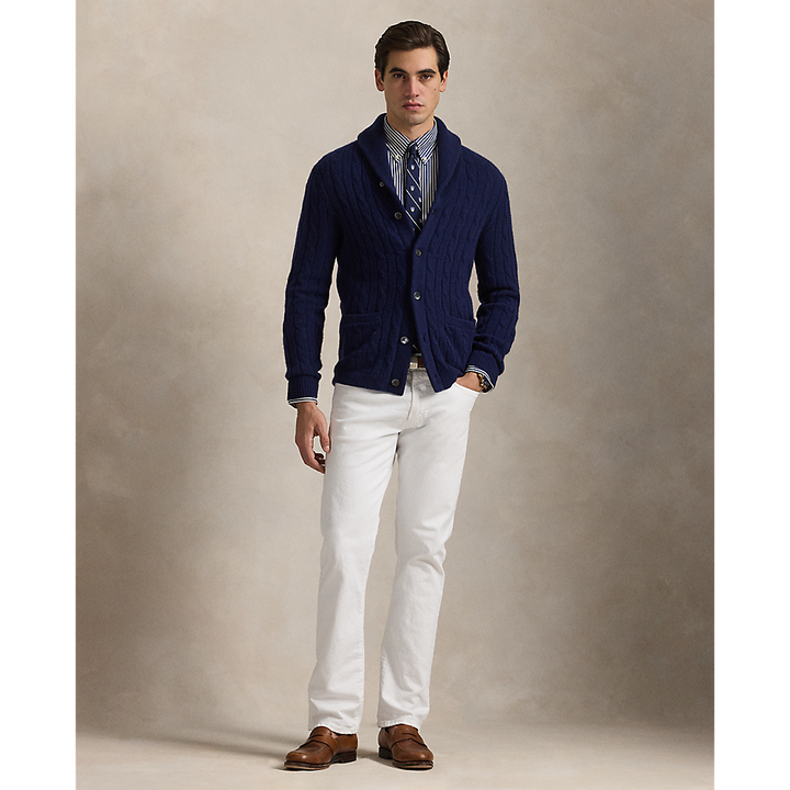 PRL Custom Fit Striped Stretch Poplin Shirt/Košulja 710929346017