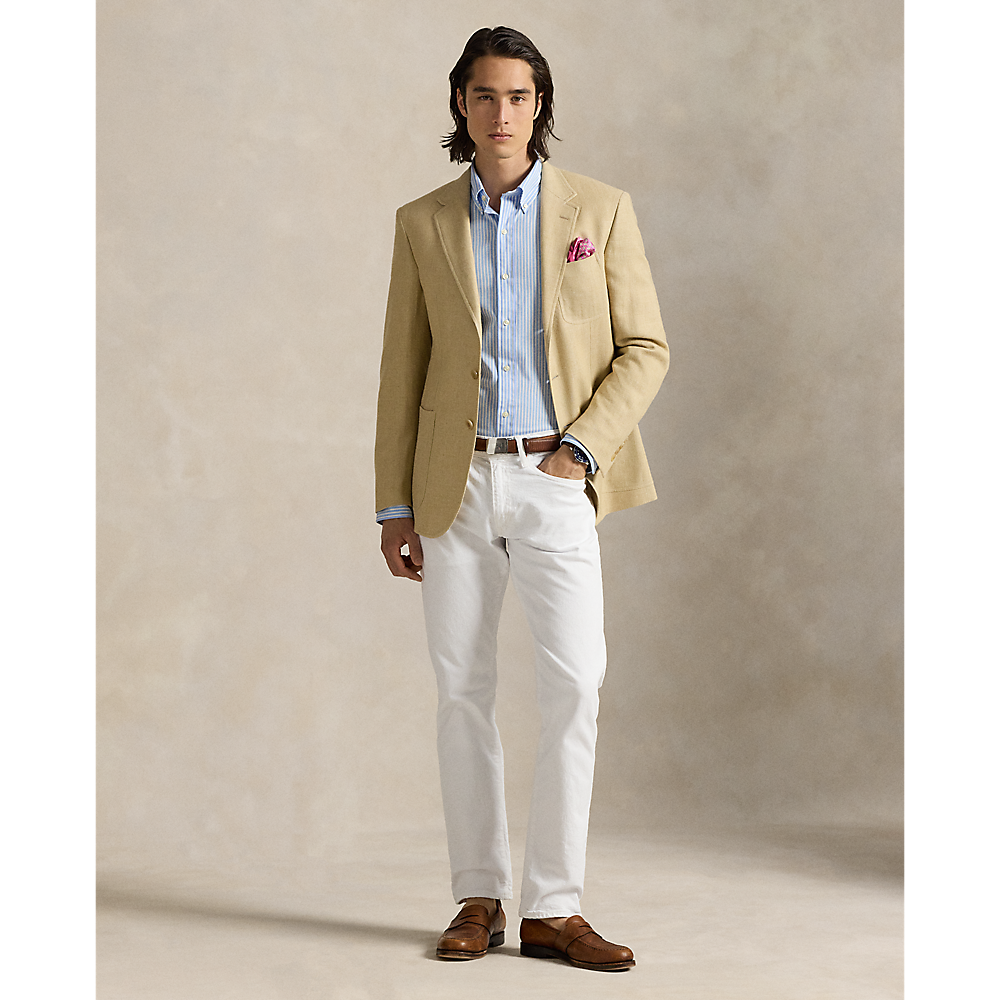 PRL Custom Fit Striped Stretch Poplin Shirt/Košulja 710929346018