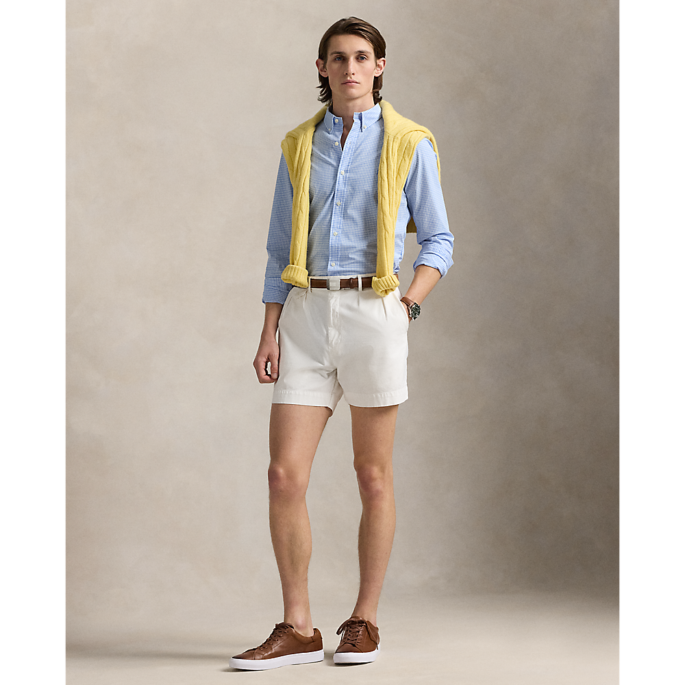 PRL Custom Fit Gingham Stretch Poplin Shirt/Košulja 710929347012