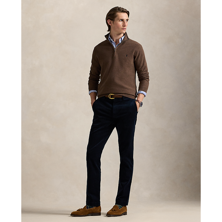 PRL Mesh-Knit Cotton Quarter-Zip Jumper/Pulover 710932304527