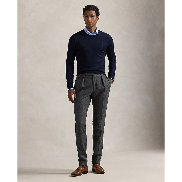 PRL Slim Fit Washable Wool Crewneck Jumper /Pulover 710946143001