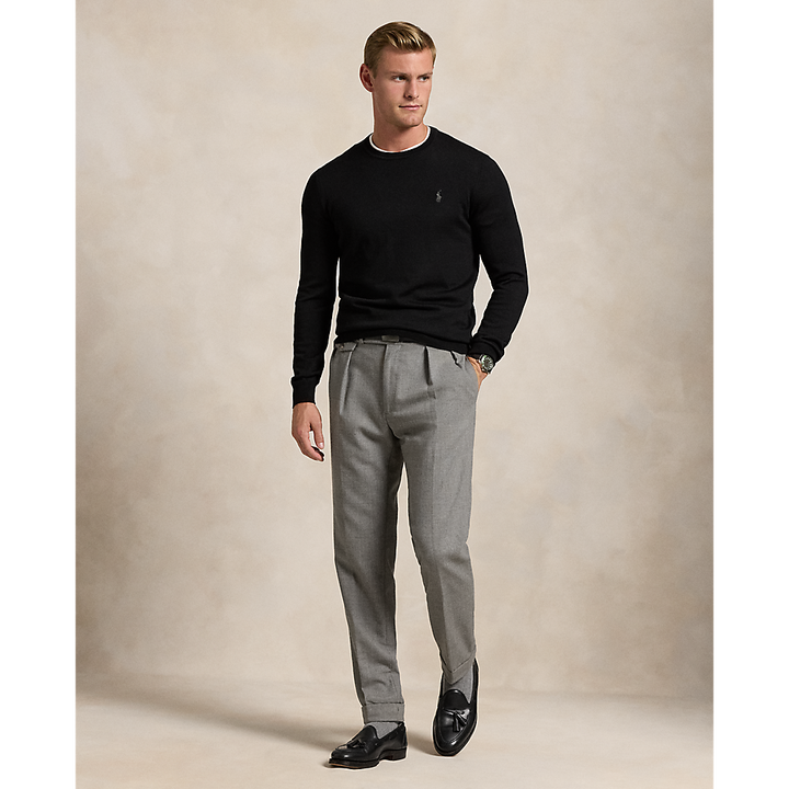 PRL Slim Fit Washable Wool Crewneck Jumper /Pulover 710946143004