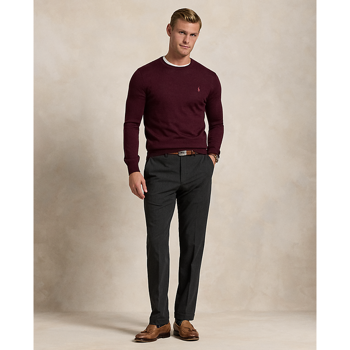 PRLSlim Fit Washable Wool Crewneck Jumper /Pulover 710946143005