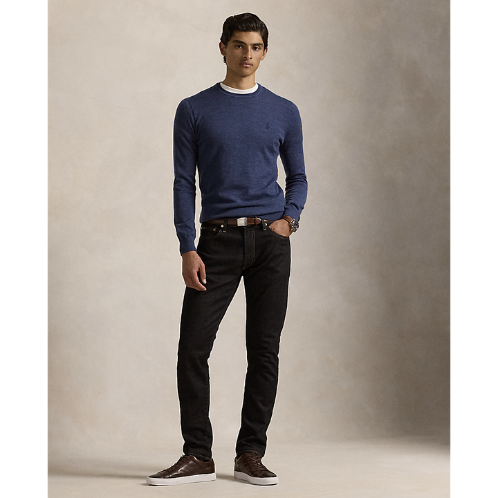 PRL Slim Fit Washable Wool Crewneck Jumper /Pulover 710946143006