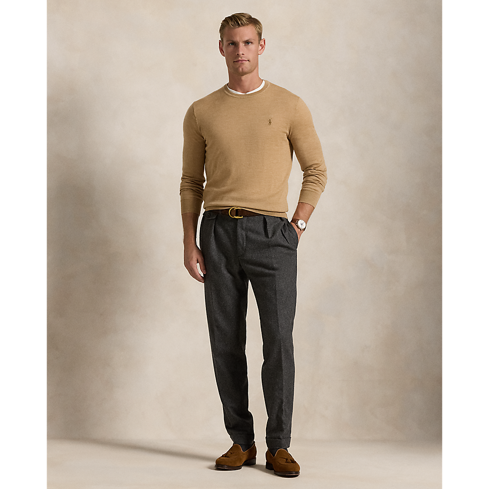 PRL Slim Fit Washable Wool Crewneck Jumper /Pulover 710946143009