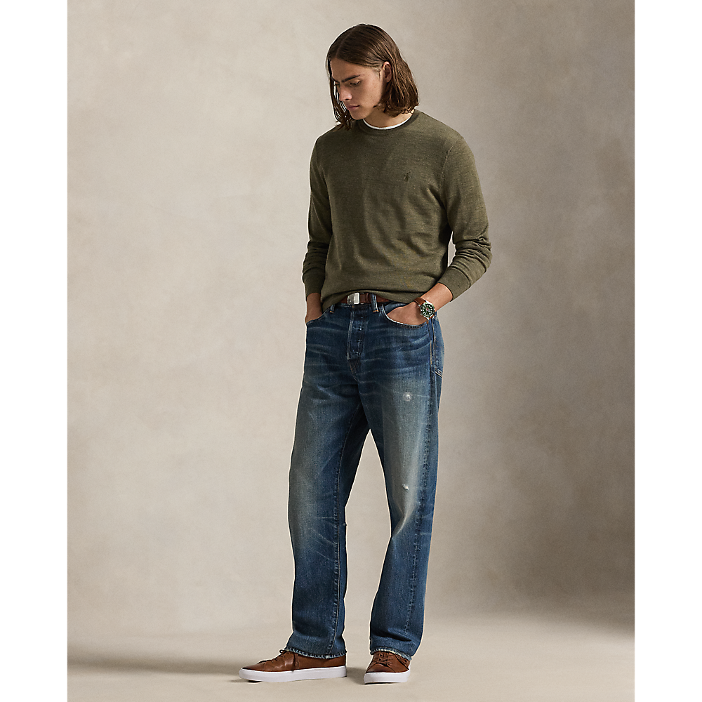 PRL Slim Fit Washable Wool Crewneck Jumper /Pulover 710946143010