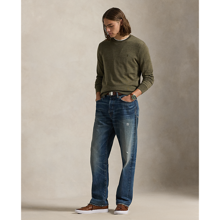 PRL Slim Fit Washable Wool Crewneck Jumper /Pulover 710946143010