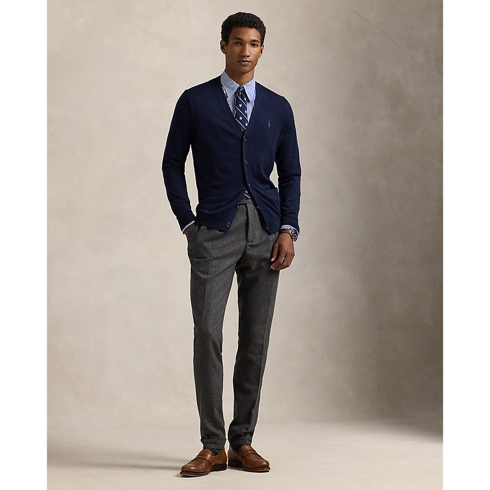 PRL Slim Fit Washable Wool V-Neck Cardigan /Pulover 710946144001