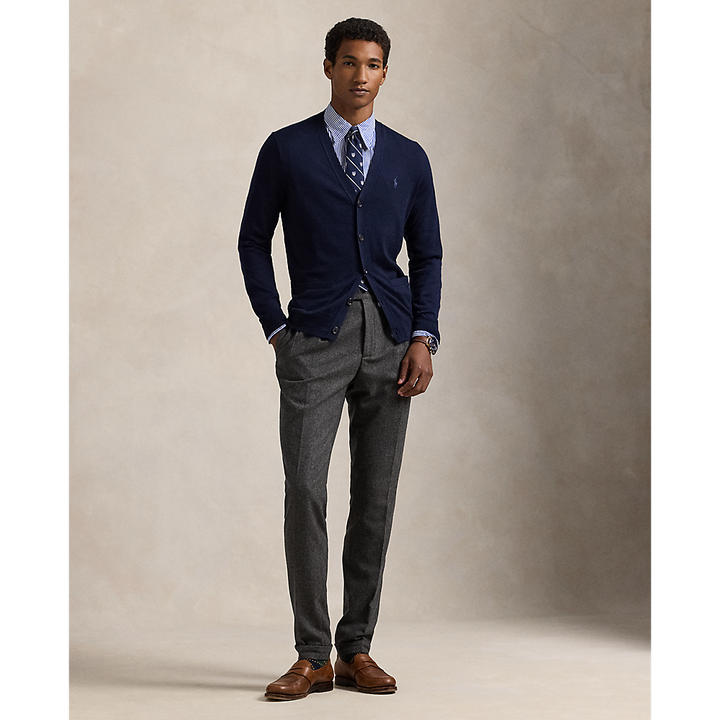 PRL Slim Fit Washable Wool V-Neck Cardigan /Pulover 710946144001