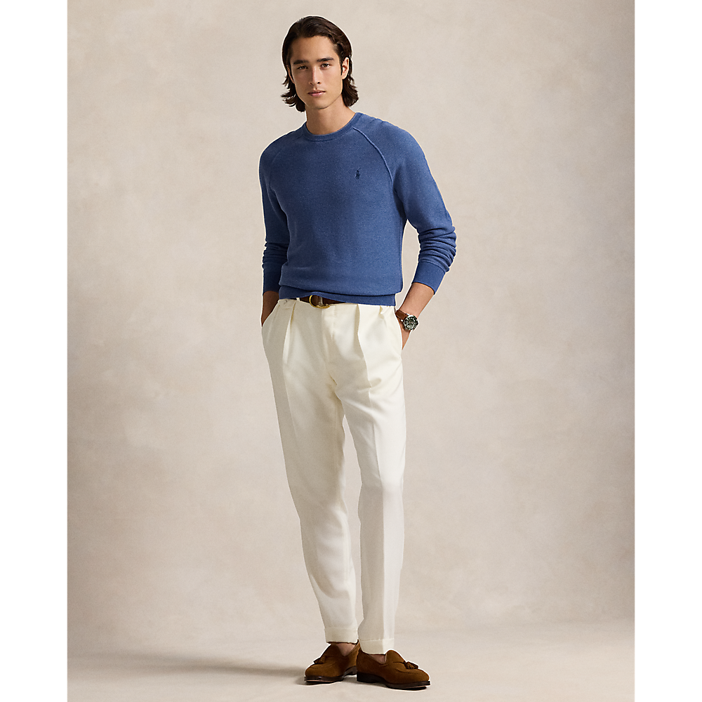 PRL Textured Cotton Crewneck Jumper/Pulover 710948737004