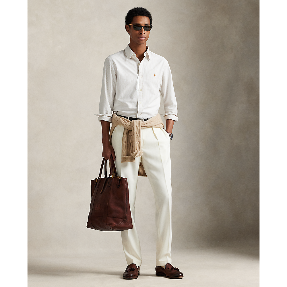 PRL Slim Fit Striped Oxford Shirt/Košulja 710953710004