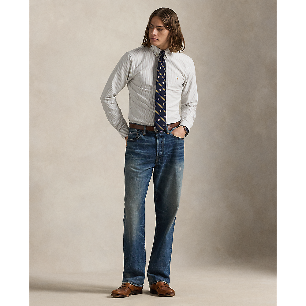 PRL Slim Fit Striped Oxford Shirt/Košulja 710953710009