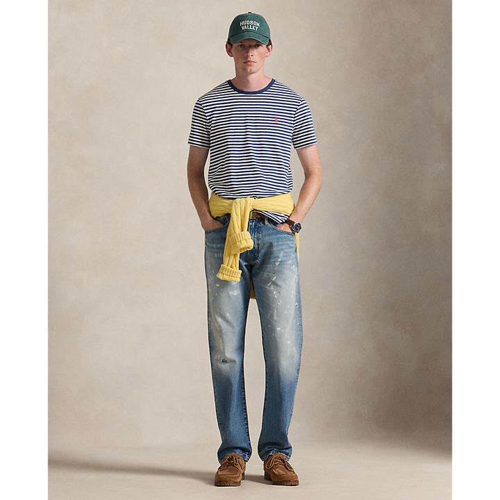 PRL Custom Slim Fit Striped Jersey T-Shirt/ Majica 710956828005