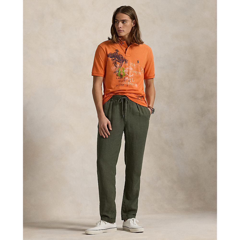 PRL Classic Fit Mesh Graphic Polo Shirt/Polo majica 710958250001