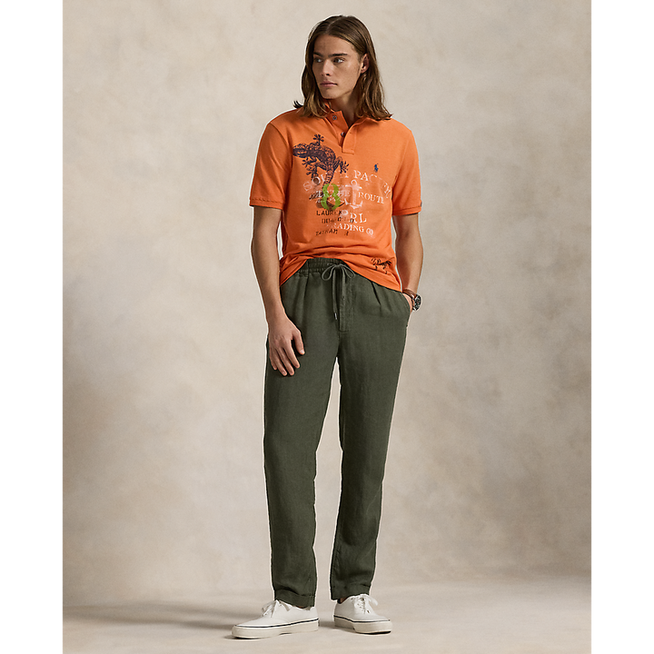 PRL Classic Fit Mesh Graphic Polo Shirt/Polo majica 710958250001