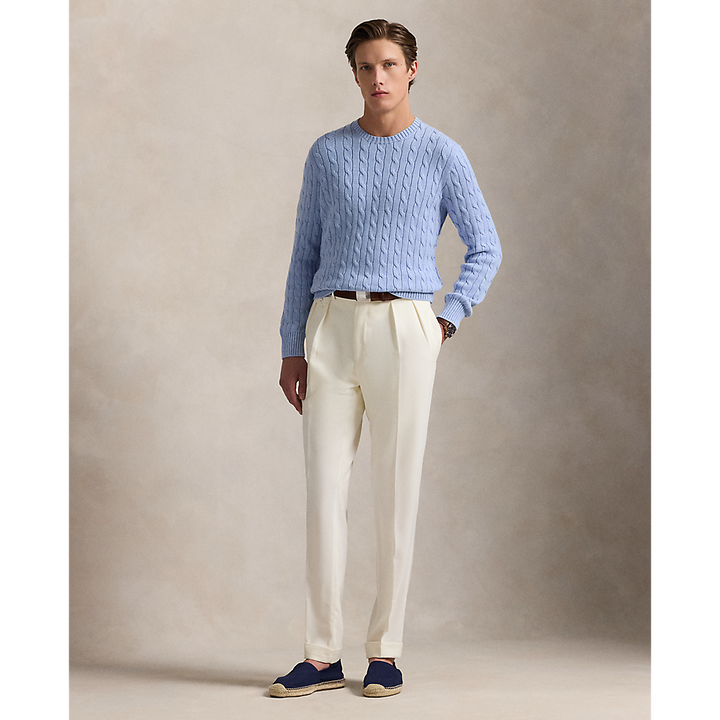 PRL Cable-Knit Cotton Crewneck Jumper/Pulover 710961151001