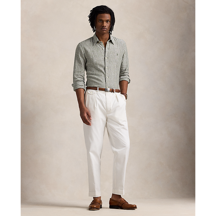 PRL Custom Fit Striped Linen Shirt/Košulja 710961264002