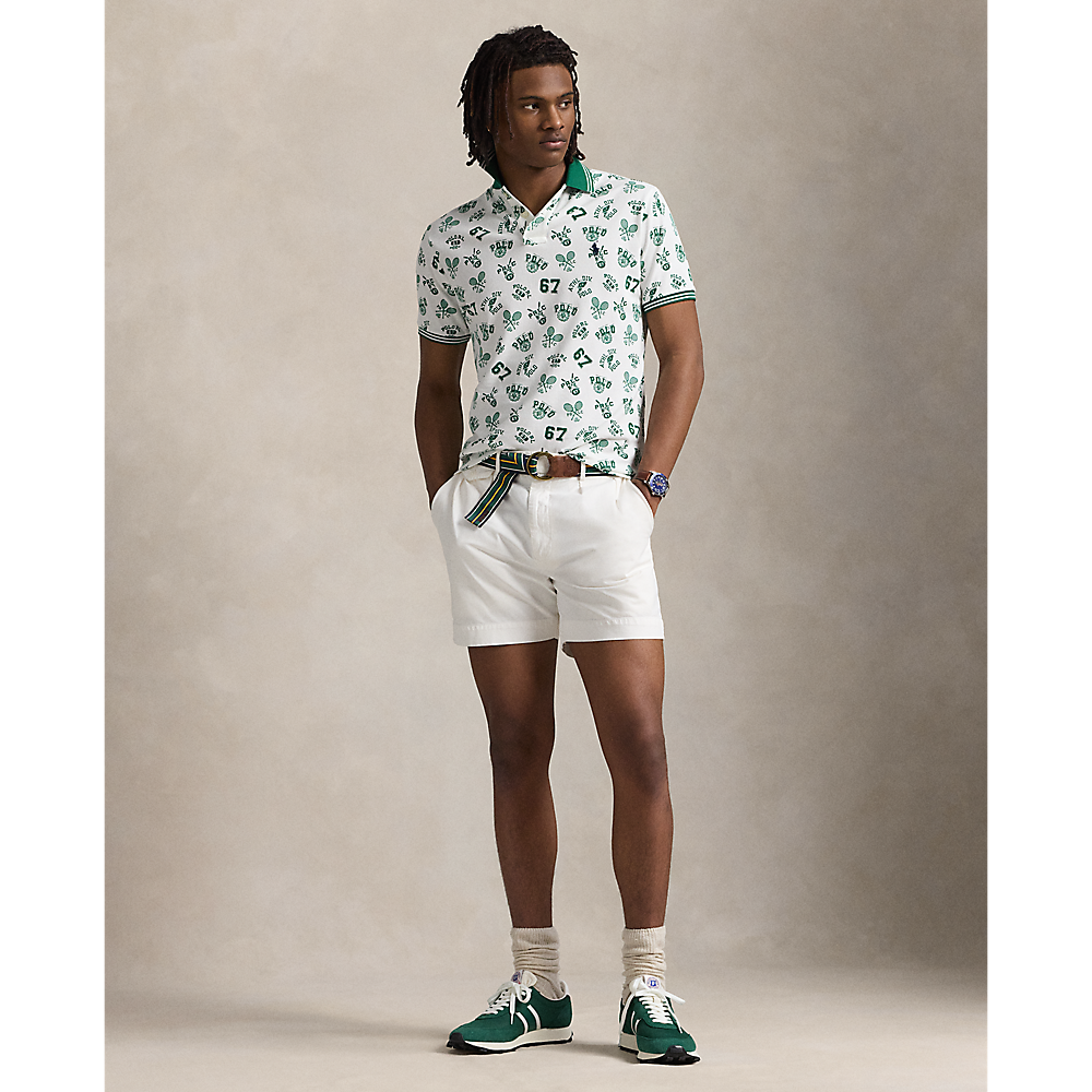 PRL Custom slim Fit Print Mesh Polo Shirt/Polo Majica 710963484001
