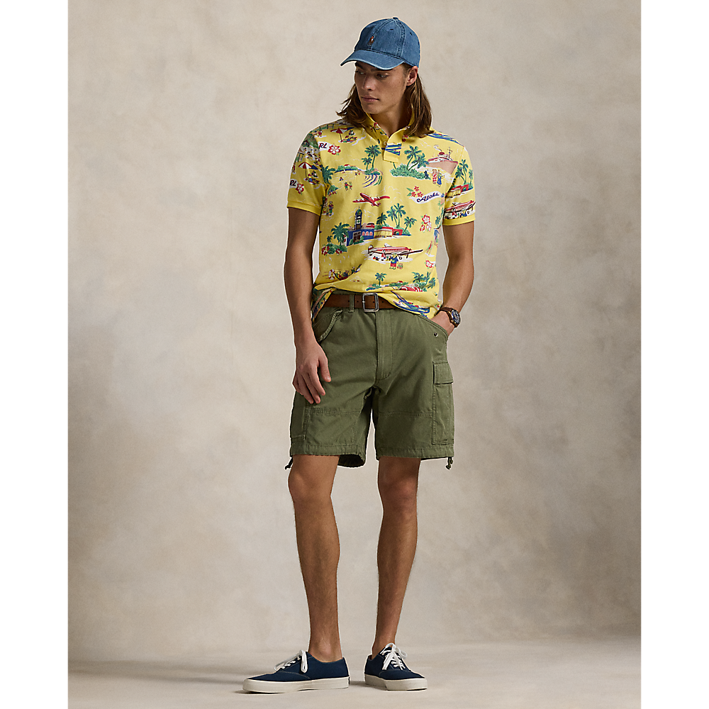PRL Custom Slim Polo Bear Mesh Polo Shirt/Polo Majica 710963485001