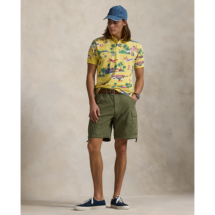 PRL Custom Slim Polo Bear Mesh Polo Shirt/Polo Majica 710963485001
