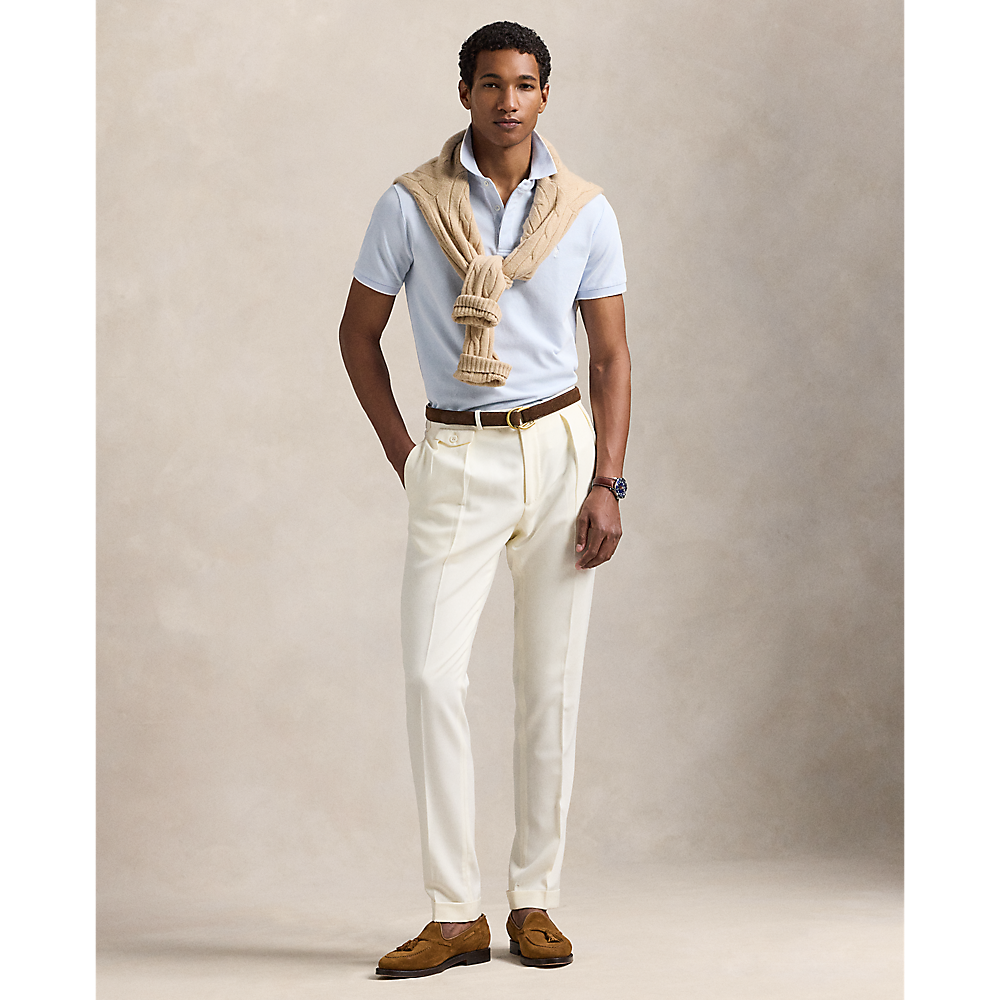 PRL Custom Slim Fit Stretch Oxford Mesh Polo/Polo majica 710963494004