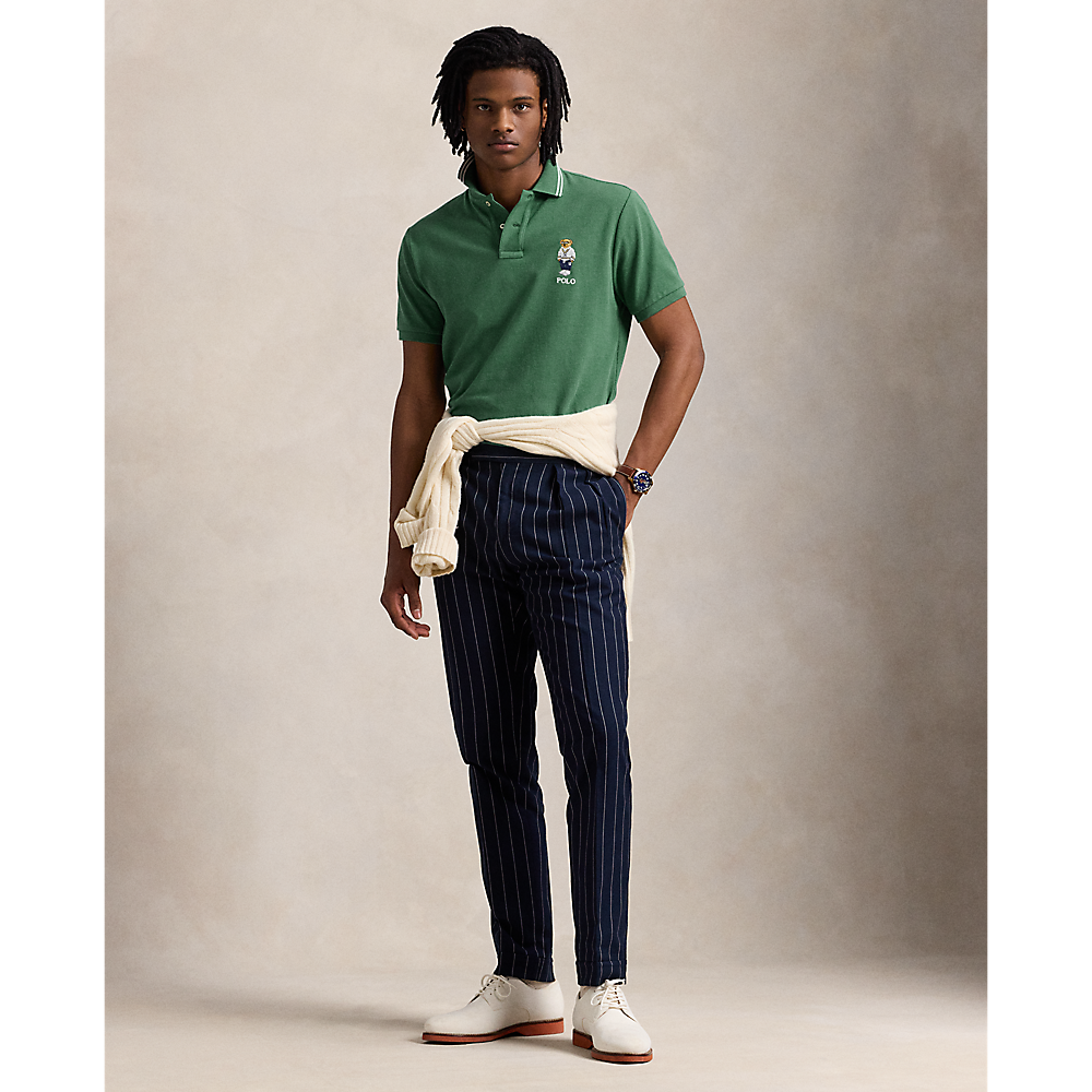 PRL Custom Slim Polo Bear Mesh Polo Shirt/Polo majica 710963817001