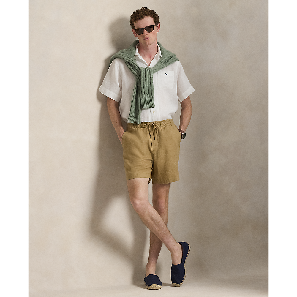 PRL Classic Fit Linen Camp Shirt/Košulja 710966421504