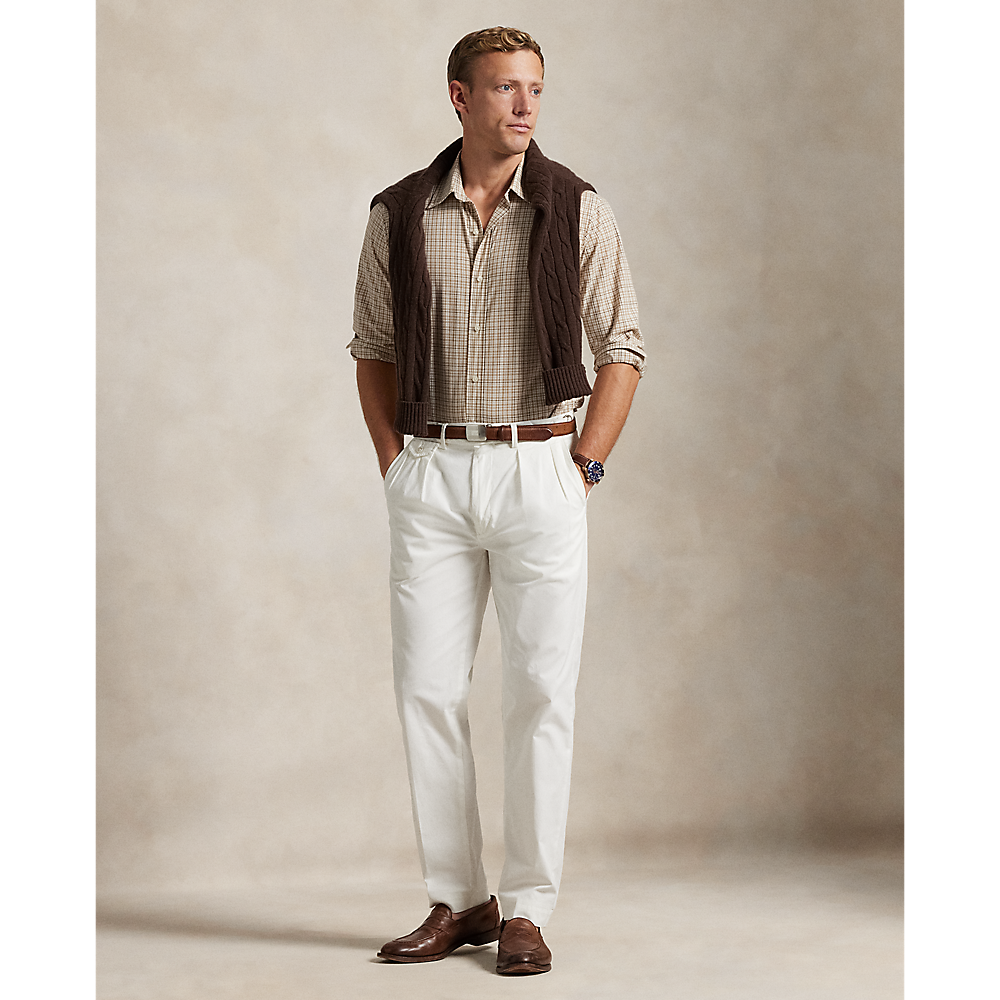 PRL Custom Fit Checked Stretch Poplin Shirt/Košulja 710968937006