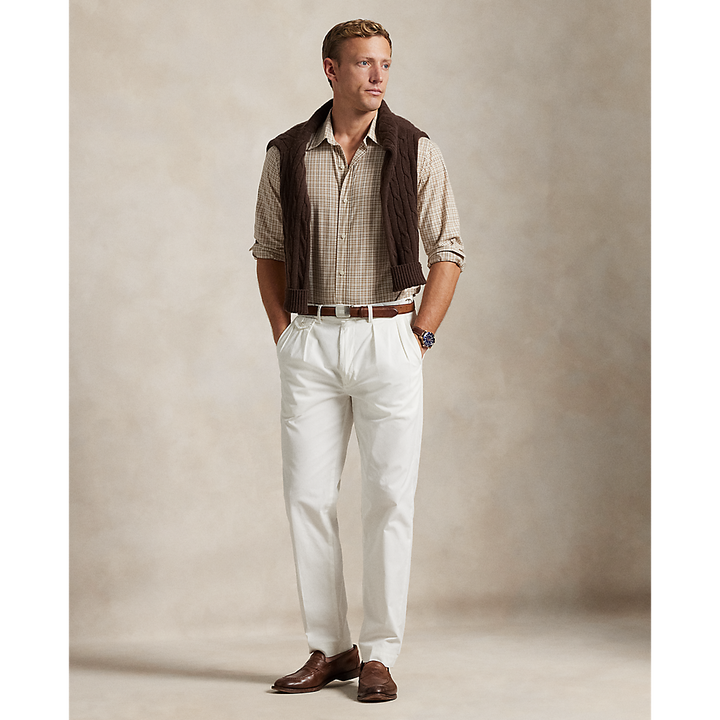 PRL Custom Fit Checked Stretch Poplin Shirt/Košulja 710968937006