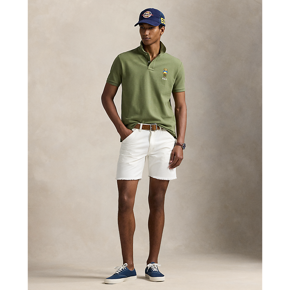 PRL Custom Slim Polo Bear Mesh Polo Shirt/Polo Majica 710969633001