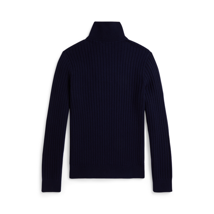 PRL Rib Knit Wool Cotton Sweater  /Pulover 710974167001
