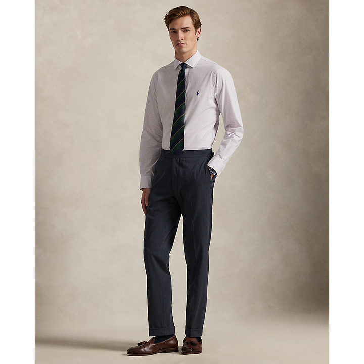 PRL Custom Fit Plaid Stretch Poplin Shirt/Košulja 710974534014