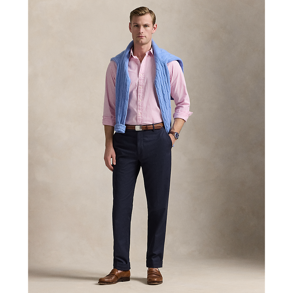 PRL Custom Fit Striped Seersucker Shirt/Košulja 710974792001