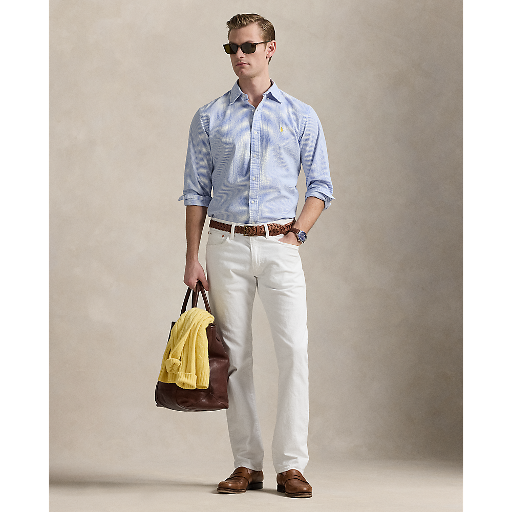 PRL Custom Fit Striped Seersucker Shirt/Košulja 710974792002