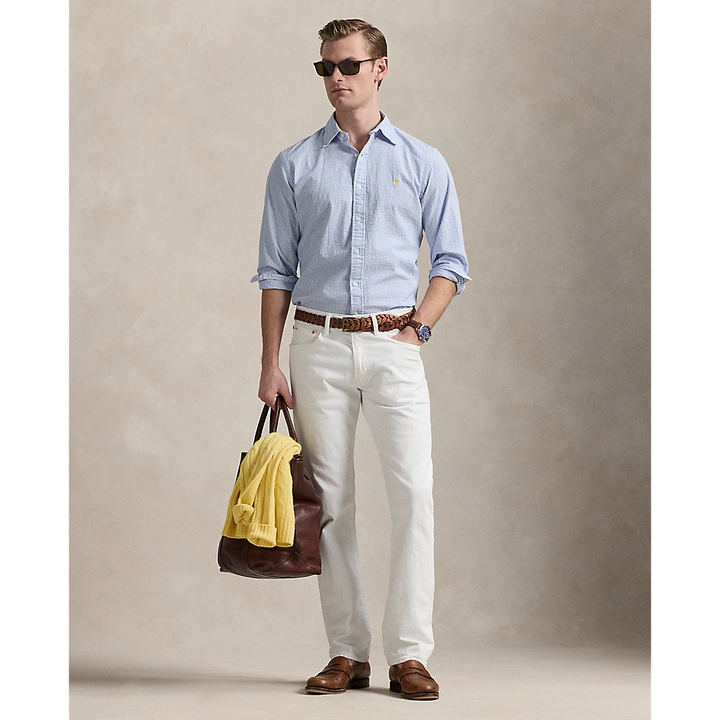 PRL Custom Fit Striped Seersucker Shirt/Košulja 710974792002