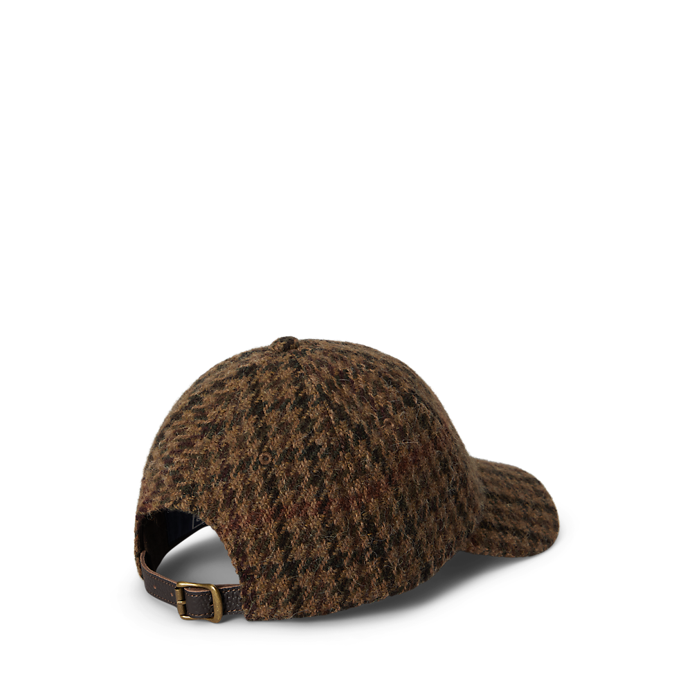 PRL Checked Wool Tweed Ball Cap/ Kapa 710979364001