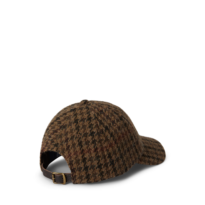 PRL Checked Wool Tweed Ball Cap/ Kapa 710979364001