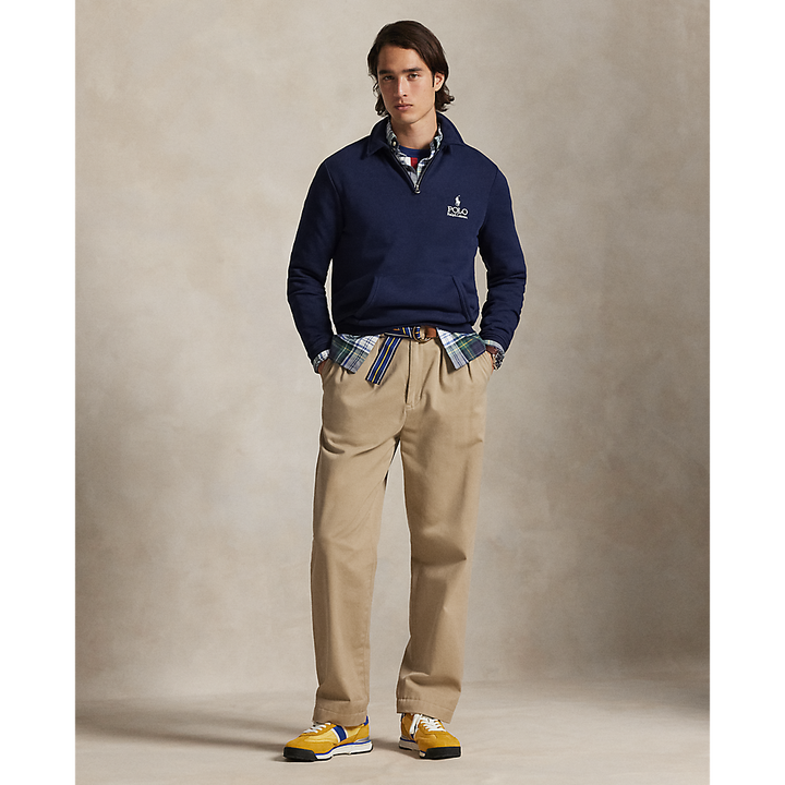 PRL Logo Fleece Collared Sweatshirt/ Pulover 710981139002