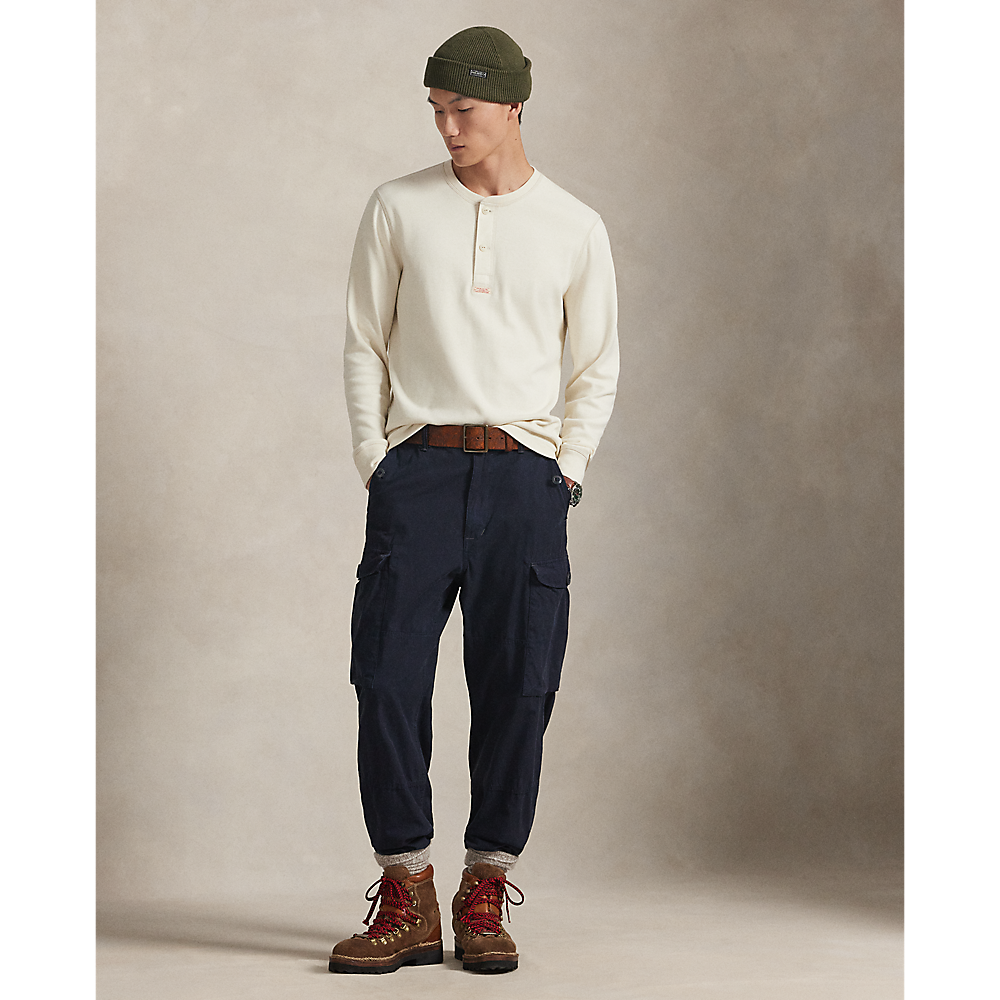 PRL Cotton Moleskin Henley Shirt/Pulover 710981784001