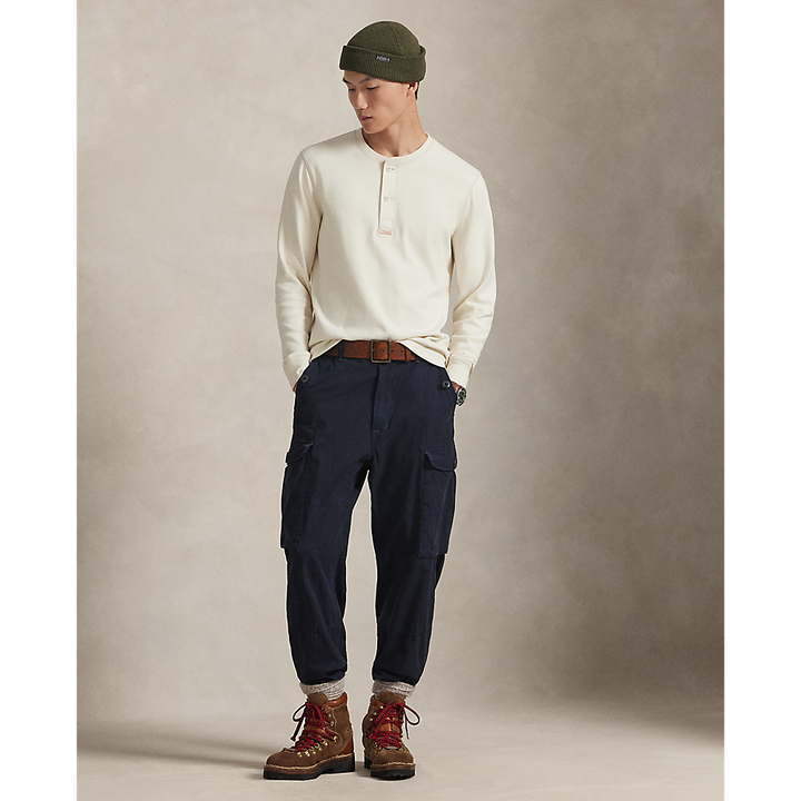 PRL Cotton Moleskin Henley Shirt/Pulover 710981784001