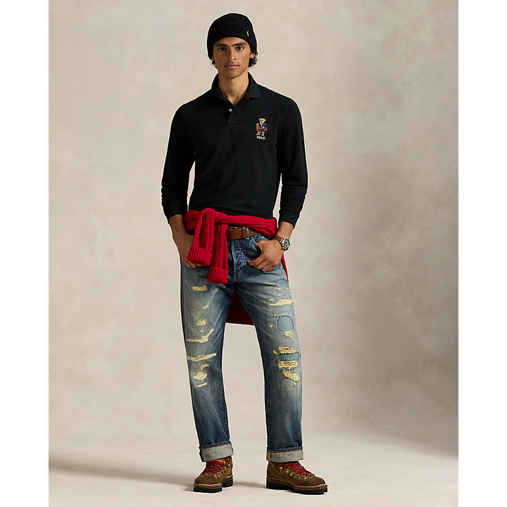 PRL Classic Fit Polo Bear Mesh Polo Shirt/Polo majica 710981793002