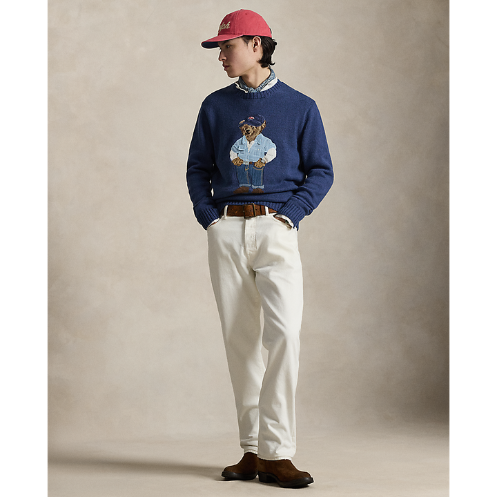 PRL Polo Bear Linen-Cotton Jumper/Pulover 710A13002001