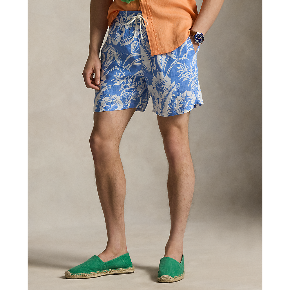 PRL 5.75-Inch Traveler Linen Swim Trunk/Kupaće 710A13242001