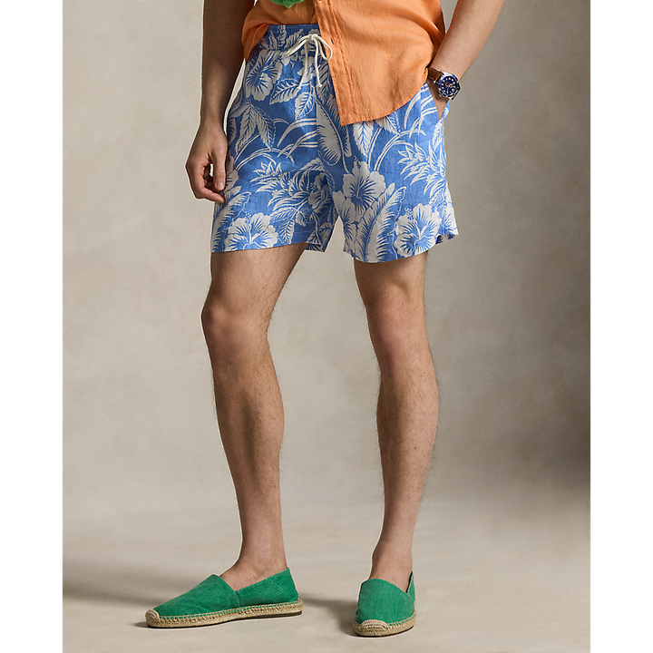 PRL 5.75-Inch Traveler Linen Swim Trunk/Kupaće 710A13242001