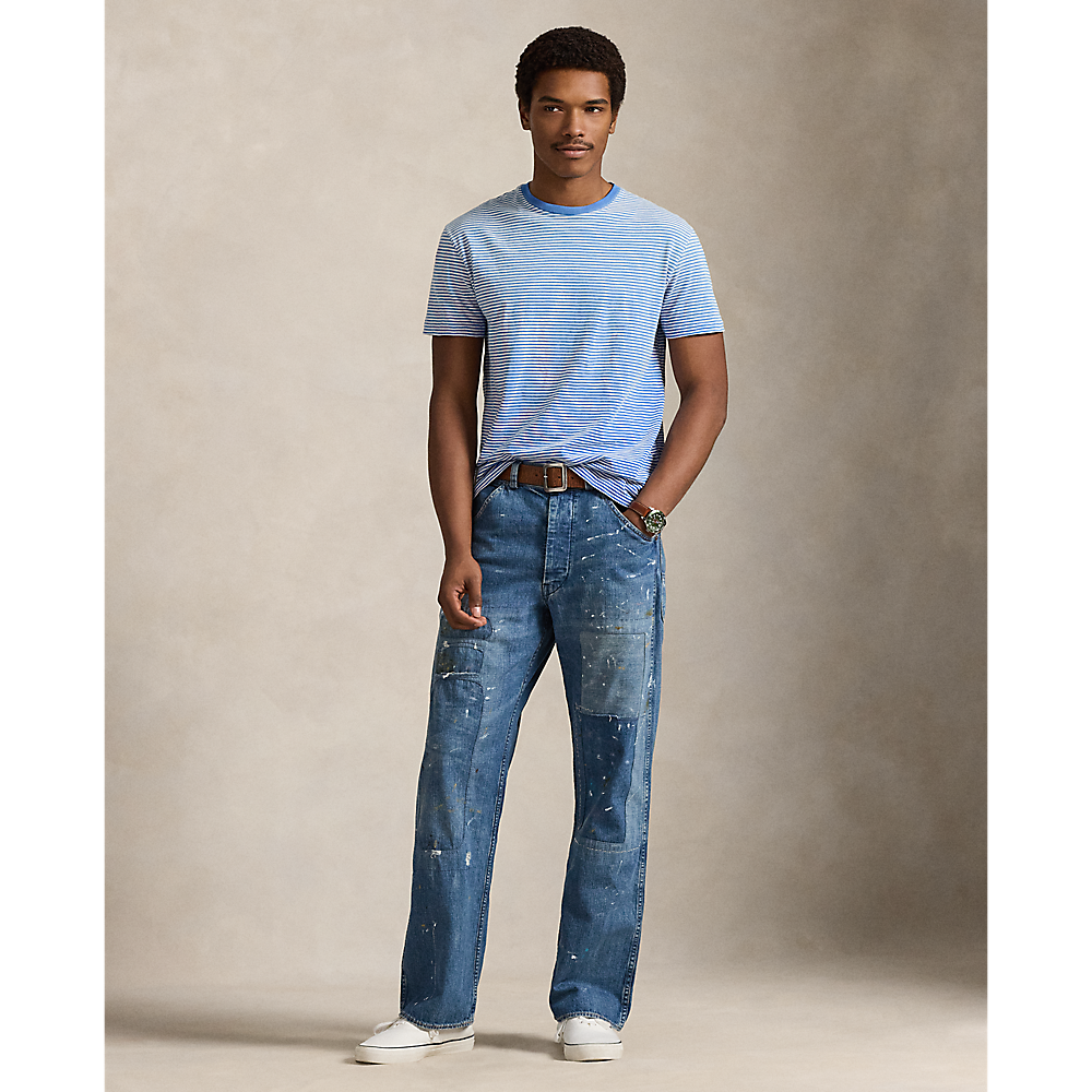 PRL Classic Fit Striped Jersey T-Shirt/Majica 710B13488001
