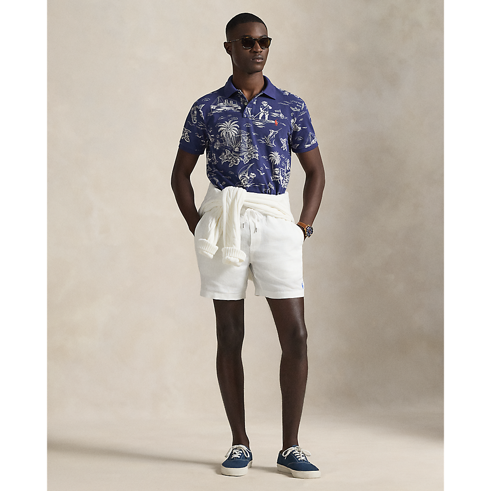 PRL Custom Slim Polo Bear Mesh Polo Shirt/Polo majica 710B13971001