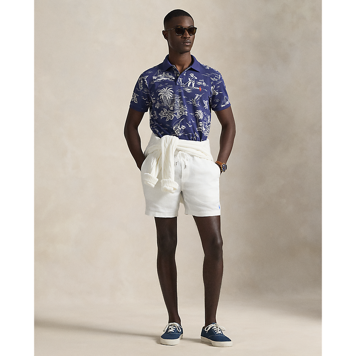 PRL Custom Slim Polo Bear Mesh Polo Shirt/Polo majica 710B13971001